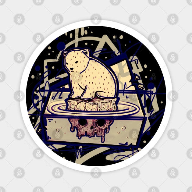 Polar bear Magnet by Chaplo